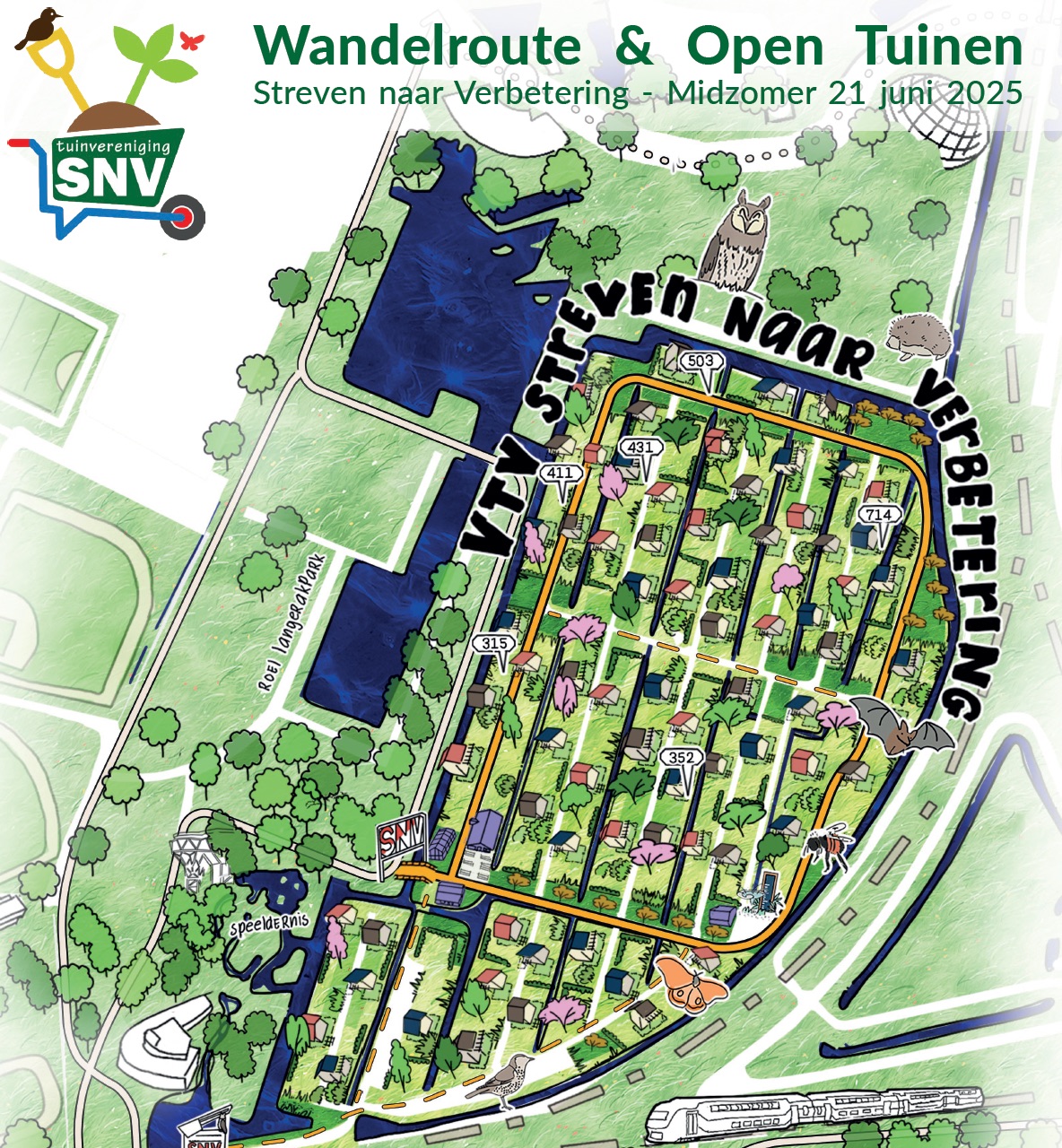 Wandelroute & Open Tuinen Midzomer 21 Juni 2025